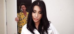 18 year old girl Ally Styles smokes before a nut sac nudeing BJ and a sexy